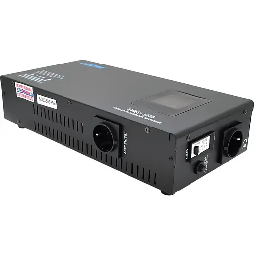 Стабілізатор напруги релейний Conter SVR-5000VA/3750W Q4 однофазний LED DC150-270V AC230±8% 2 x Shuko