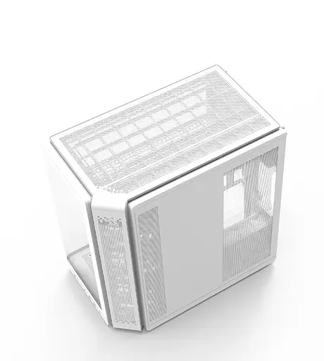 Корпус Zalman P60 Tempered Glass без БЖ White (P60WHITE) - фото 8