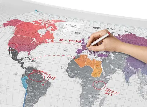 Скретч карта мира 1DEA.me Travel Map Air World (13041) - фото 4