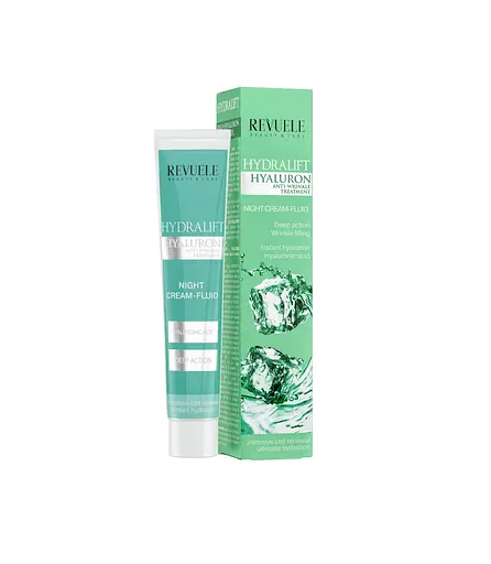 Ночной крем-флюид для лица Hydralift Hyaluron Revuele 50 мл - фото 1