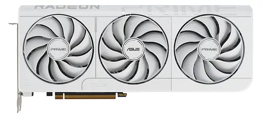 Видеокарта ASUS AMD Radeon RX 9070 XT 16GB Prime OC WHITE (PRIME-RX9070XT-O16G-WHITE) (GDDR6, 256 bit, PCI-E v5.0 x16) - фото 1