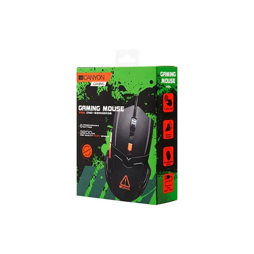 Мишка Canyon Vigil USB Black (CND-SGM02RGB) - фото 5