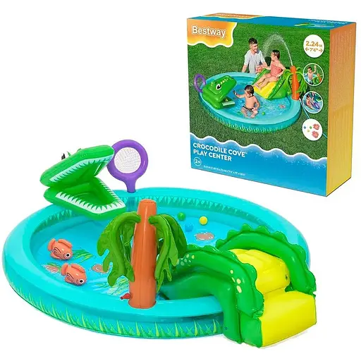 Игровой центр Bestway 53166 надувная зона для развлечений с бассейном, мячами и игрушками - фото 2