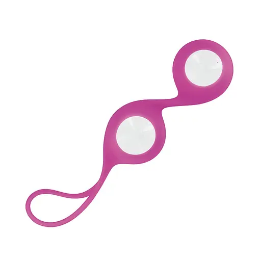 Вагінальні кульки Glamy Cristal Love, 15.5 см, рожевий