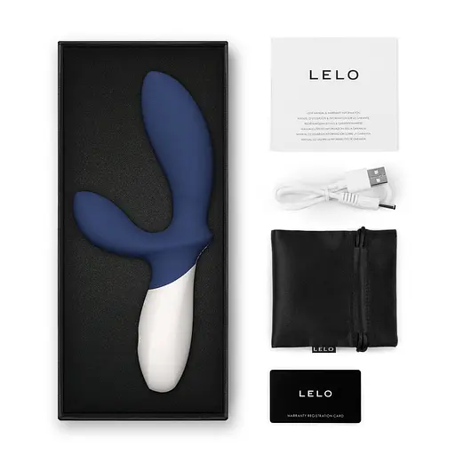 Стимулятор простаты Lelo Loki Wave 2 19.6 см (синий) - фото 3