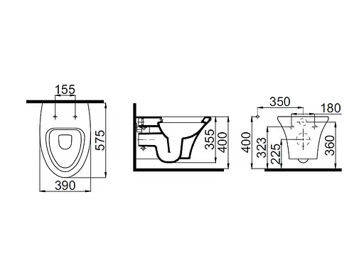 Унитаз подвесной IDEVIT Rena 2904-0606 - фото 2