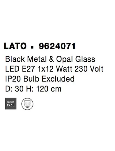 Підвіс Nova Luce LATO 9624071 - фото 10