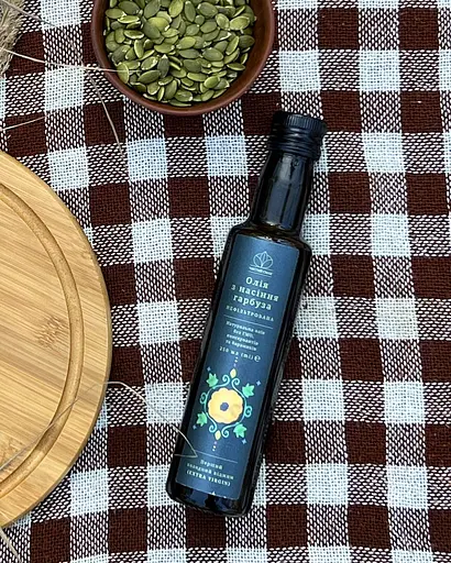 Олія холодного віджиму (Extra Virgin) з насіння гарбуза Чистий Смак 250 мл - фото 6