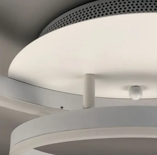 Потолочная LED люстра на 2 кольца в белом цвете | Ст. A 8008/2 WT | Line F - фото 2