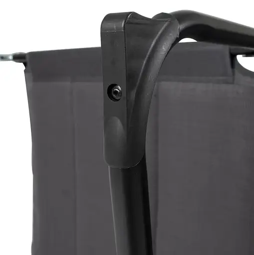 Ліжко розкладне Bo-Camp Sun Lounger With Sunscreen 5 Positions Grey (1304492) (DAS303260) - фото 4