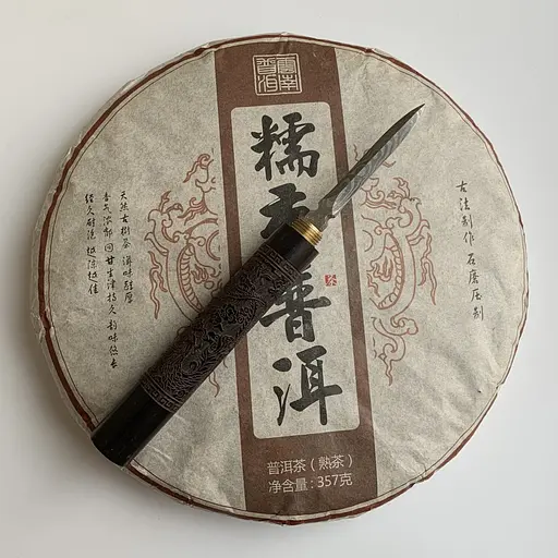 Восковый шу пуэр с нотами риса Waxy Pu'er 357 г