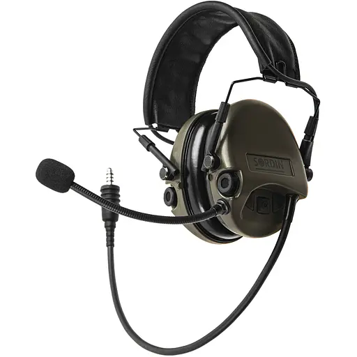 Наушники Sordin Supreme MIL CC Slim Headband 74332-06-S Green PVC