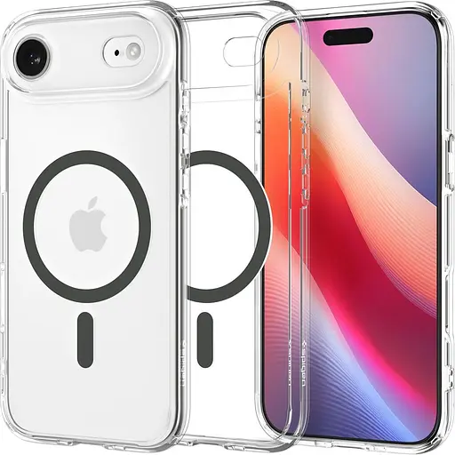 Чехол Spigen Ultra Hybrid with MagSafe для Apple iPhone Air Clear Graphite ACS10314 (149396) - фото 6