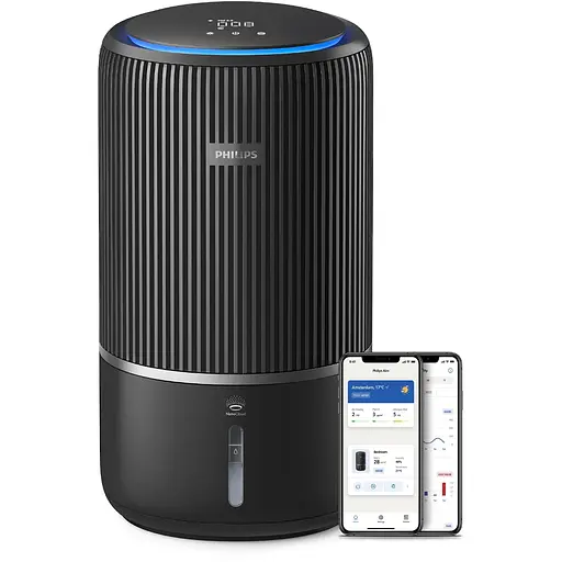 Очисник повітря Philips 2 в 1 PureProtect Water Series 3400 темно-сірий (AC3421/13)