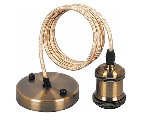 Патрон подвесной винтаж Латунь 1М ТМ LUMANO - фото 1