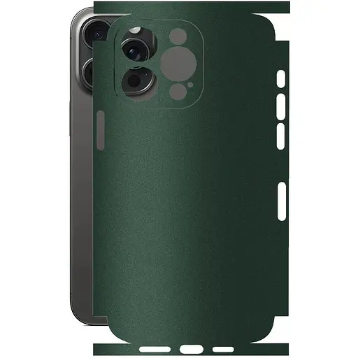 Захисна плівка StatusSKIN для Apple iPhone 15 Pro Max Корпус Вініл Зелена матова - фото 1