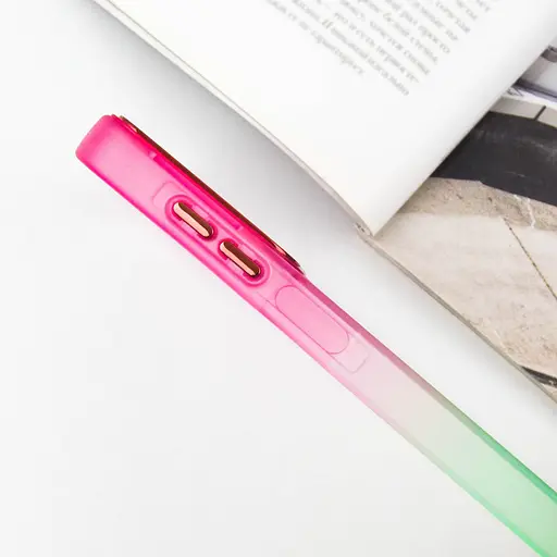 Чохол TPU+PC Fresh sip series для Samsung Galaxy A24 4G Салатовий / Рожевий - фото 4