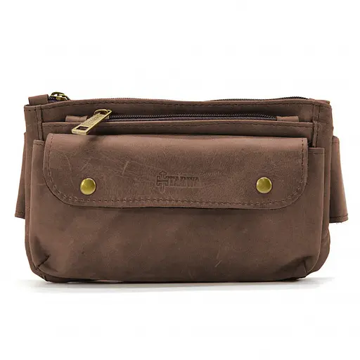 Шкіряна бананка Tarwa 24х15х3 см sum0025644 - фото 8