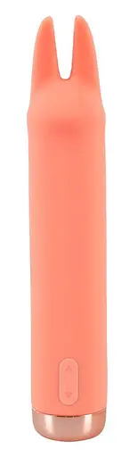 Вібратор You2Toys для клітора Peachy Mini Tickle Bunny 15.4 см помаранчевий - фото 2