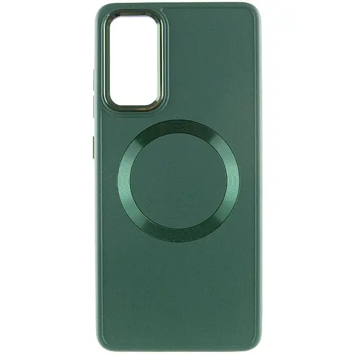 Чохол Epik TPU Bonbon Metal Style with MagSafe для Samsung Galaxy A55 Зелений/Army Green - фото 2