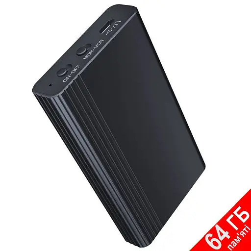 Цифровий диктофон із великим часом роботи до 500 годин Sttwunake L1 з пам'яттю 64 Гб (100431-64) - фото 2