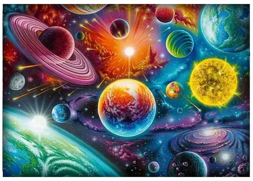 Пазл Trefl Пейзажи мечты: Космическое приключение 1000 эл. (10931) - фото 2