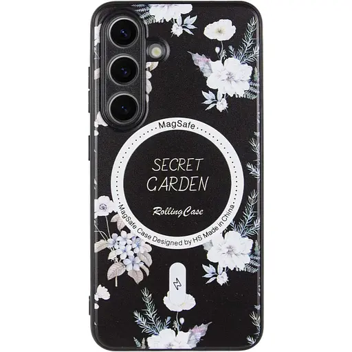 Чехол Epik TPU+PC Secret Garden with MagFit для Samsung Galaxy S24+ Black - фото 2