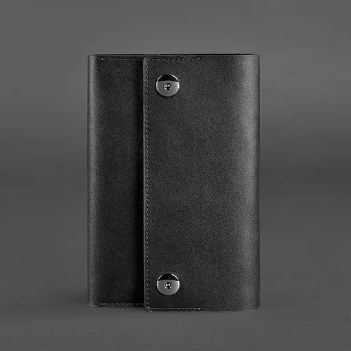 Шкіряний блокнот (Софт-бук) 5.0 чорний - фото 7