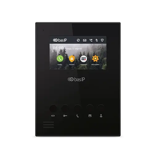 Відеодомофон AU-04LA Black BAS-IP (86-00015)
