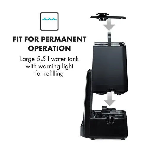 Зволожувач повітря Klarstein VapoAir 350 мл/год (10032103) - фото 2