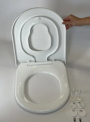 Сиденье для унитаза NKP Twin с крышкой и функцией микролифта 0350 - фото 5