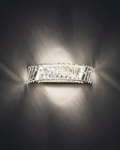 Бра, настінний світильник Nowodvorski 11710 Luxora LED 1x15W 3000K 1000Lm IP20 хром - фото 2