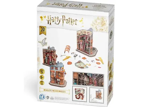 Пазл 4D Puzz 3D Ведьминские проделки Уизли Гарри Поттер Weasley's Wizard Wheezes Set 3D puzzle 62 эл. (4dpuz003) - фото 3