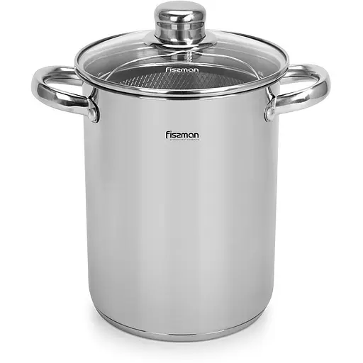 Кастрюля Fissman Capellini со вставкой-пароваркой и стеклянной крышкой 3.5 л (5369)