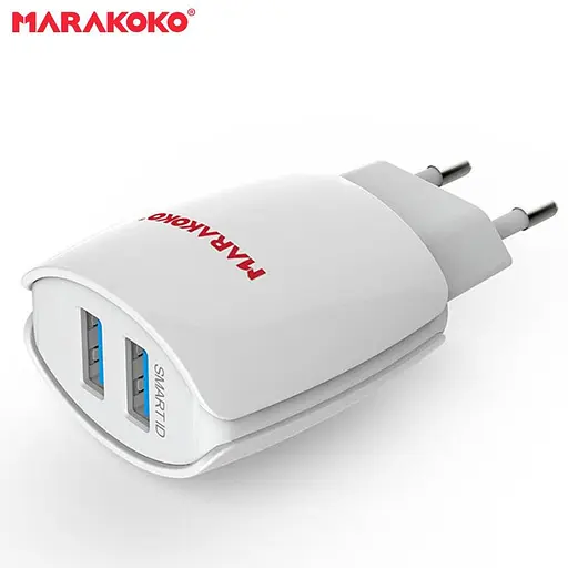Сетевое зарядное устройство для MARAKOKO MA1 EU Plug 2-Port USB 2.4A - фото 1