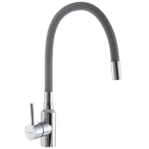 Смеситель для кухни Champion SUS-011 gray с гибким изливом CH0294 Хром - фото 1