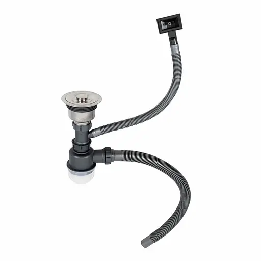 Кухонна мийка скляна CM 78x50 PVD Platinum Handmade чорна, Чорний - фото 6