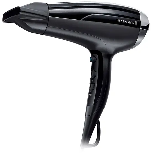 Фен Remington Pro-Air Shine, 2300Вт, 3 режими, дифузор, турмалінова іоніз-я, хол. обдув, чорний