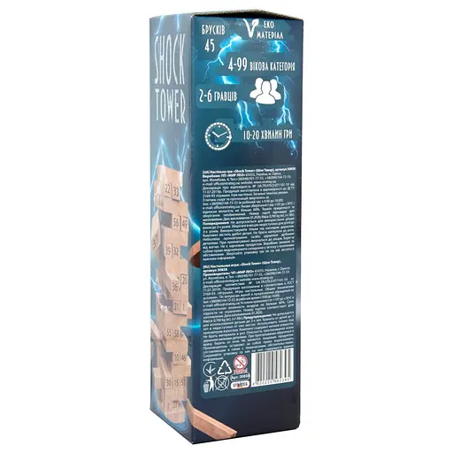 Настільна гра "Shock Tower" 30858, 45 брусків - фото 3