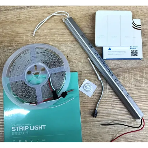 Светодиодная лента Intelligent Led Linear DC Strip Light XM-72-3A гибкая с пультом 24V 3A 72W 10 м - фото 7