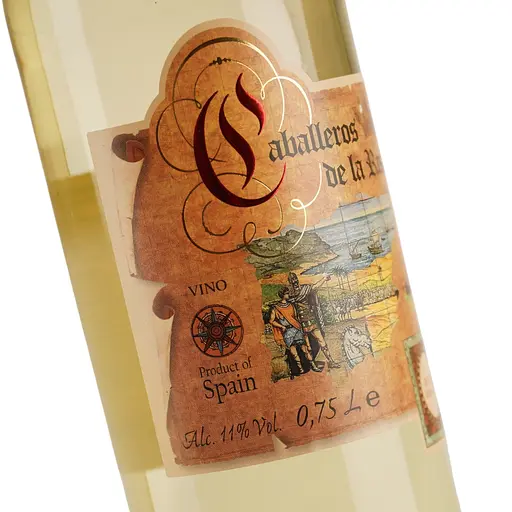 Вино Lozano Caballeros de la Rosa Blanco Semidulce VdE, біле, напівсолодке, 11%, 0,75 л - фото 5