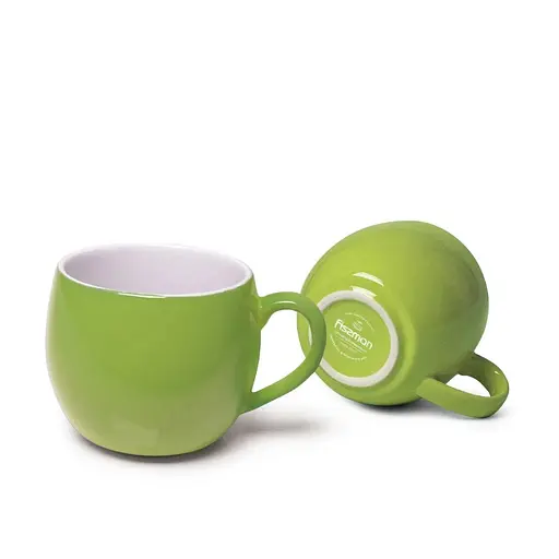 Чашка Fissman 2 шт. 320 мл зелена (9520) - фото 3