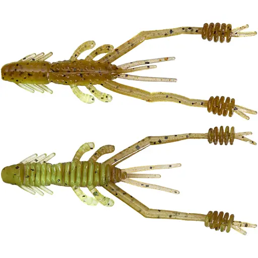 Силикон Reins Ring Shrimp 2" B08 Green Pumpkin Chart Melon (9 шт/уп)