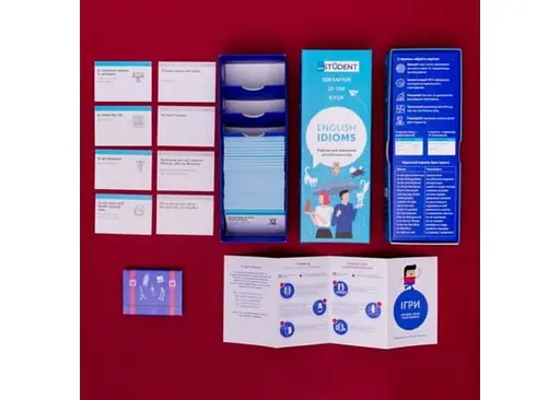 Настольная игра English Student Карточки для изучения английского языка English Student Idioms (укр.) (591225923) - фото 6