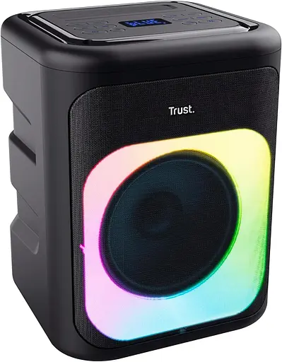 Портативна акустична система Trust Azura 50Вт, 1.0, ВТ 5.2, TWS, MP3, IPX4, RGB, Чорний - фото 2