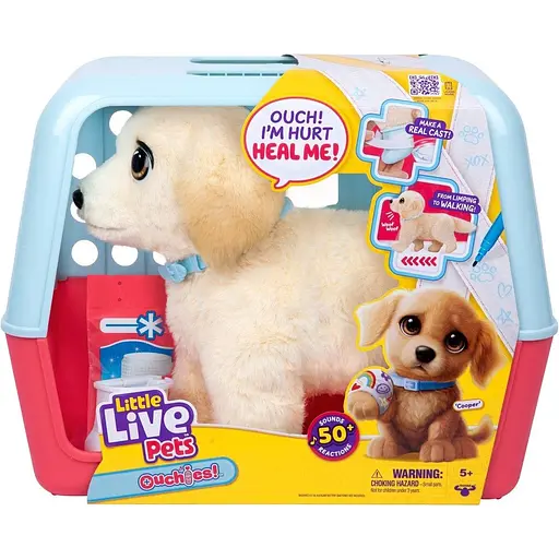 Інтерактивна іграшка Moose Little Live Pets Ouchies Лабрадор "Ой болить" (26679)