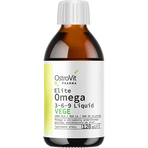 Добавка дієтична OstroVit Pharma Elite Omega 3-6-9 Liquid 120 мл