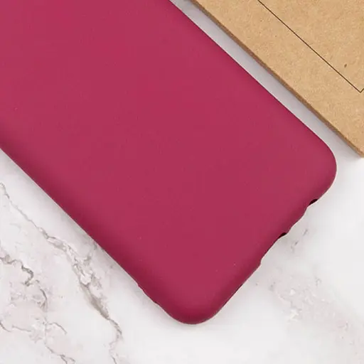 Чехол Lakshmi Silicone Cover (A) для Tecno POP 5 Бордовый / Marsala - фото 2