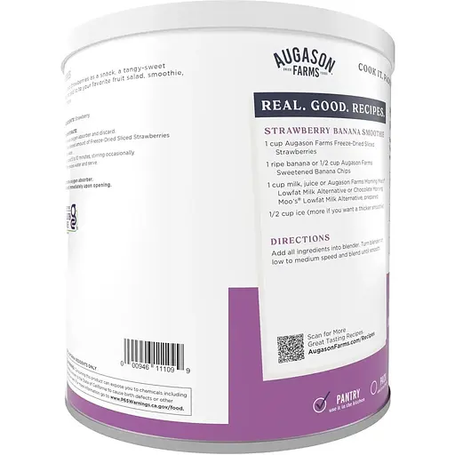 Сублимированная клубника Augason Farms с большим сроком годности 30 лет 18 порций - фото 2