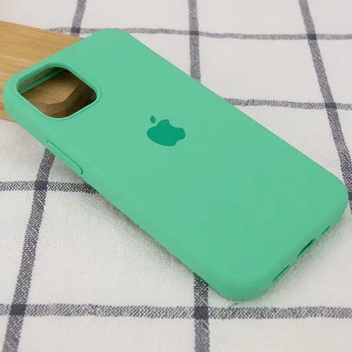 Чохол Epik Silicone Case Full Protective (AA) для Apple iPhone 12 Pro/12 (6.1) Зелений/Spearmint - фото 2